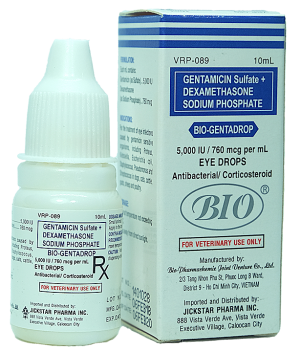 Gentamicin eye store drops for dogs