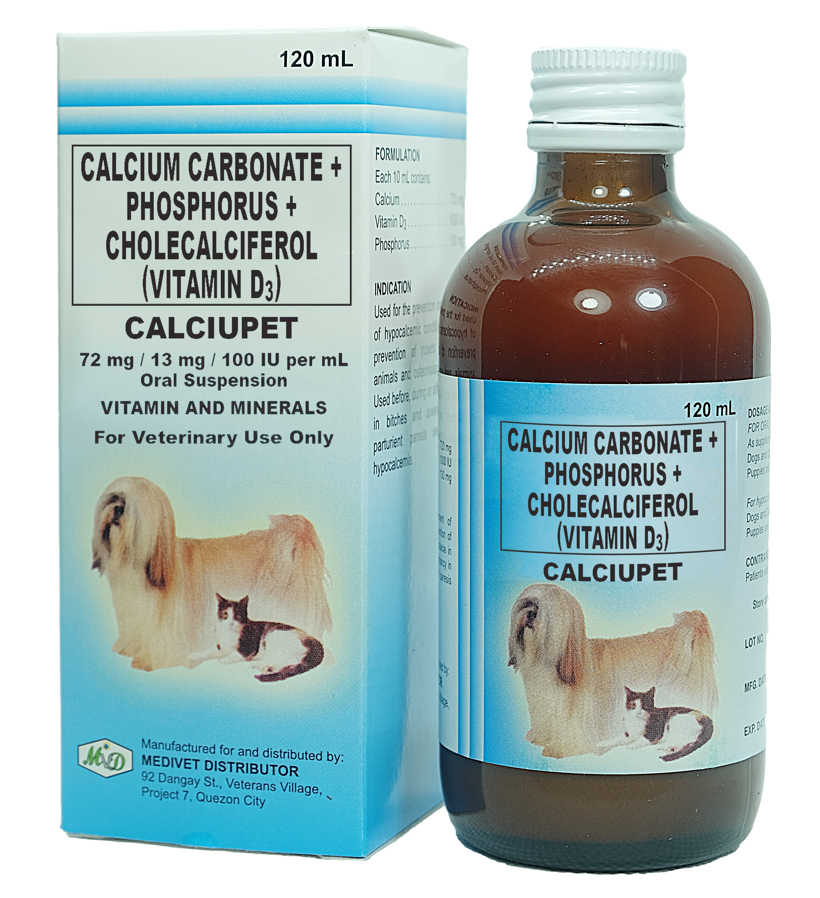 Vitamin d3 clearance for dogs dosage